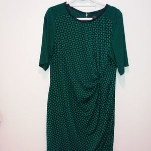 Just Taylor woman Green Navy Blue Triangle Casual